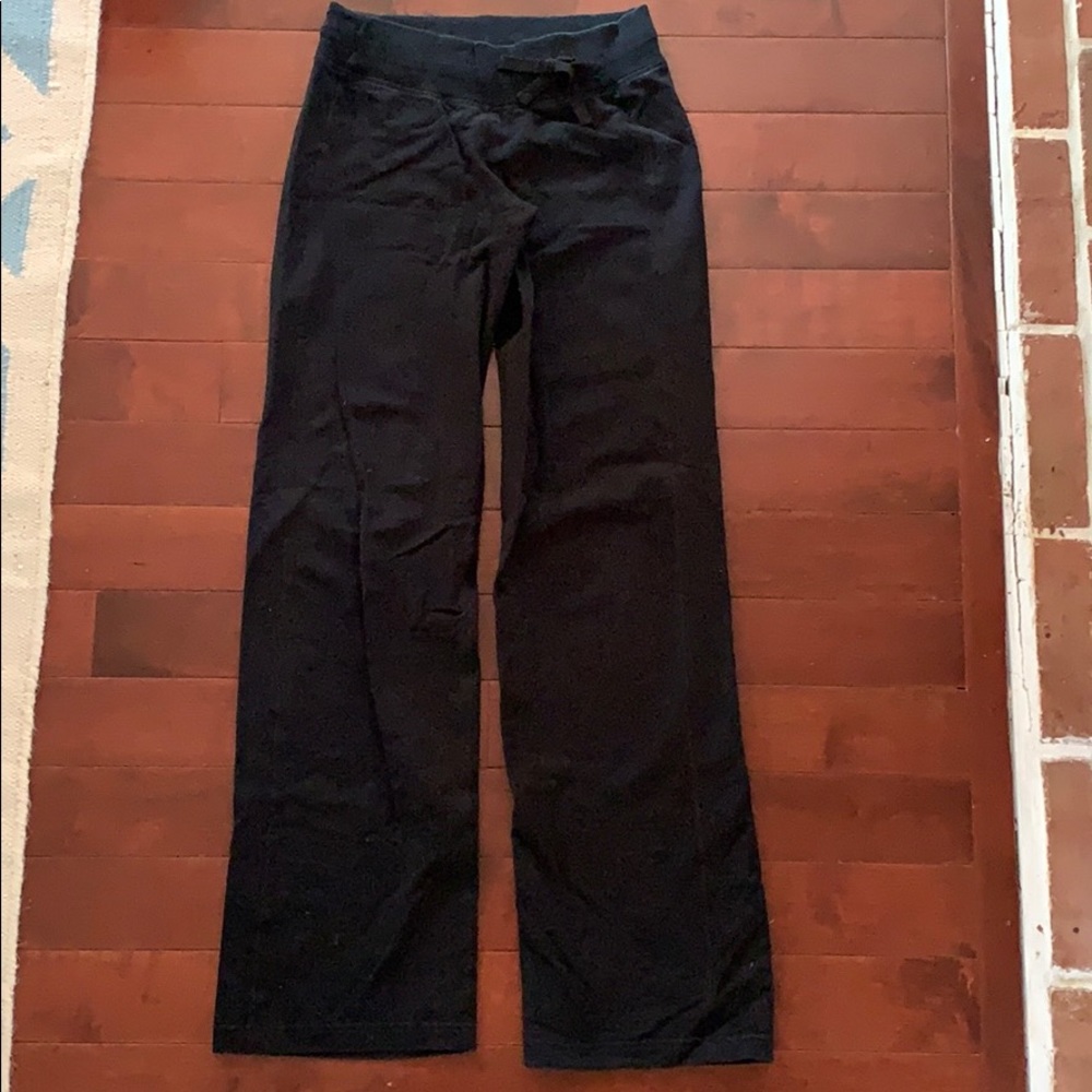 Lululemon black French terry sweatpants